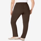 Knit Hassle-Free Pull-On Elastic-Waist Pants image number null