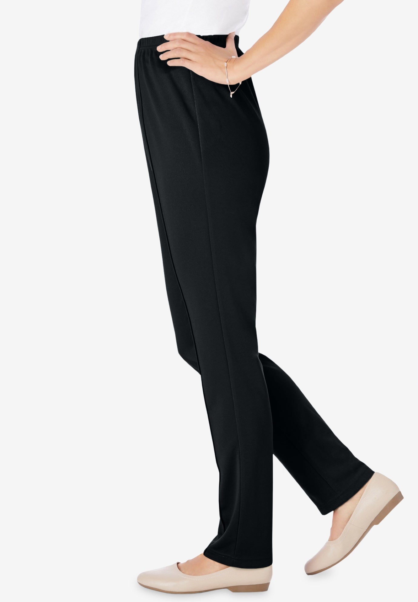 【美品】【匿名配送】ENOF ブラック パンツ rib knit pants M トレイン ニット パンツ / ID TRAIN KNIT PANT （ブラック