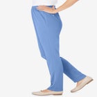 Knit Hassle-Free Pull-On Elastic-Waist Pants image number null