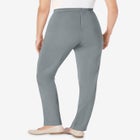 Knit Hassle-Free Pull-On Elastic-Waist Pants image number null