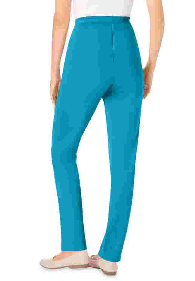 Knit Hassle-Free Pull-On Elastic-Waist Pants image number 1