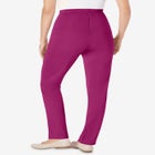 Knit Hassle-Free Pull-On Elastic-Waist Pants image number null