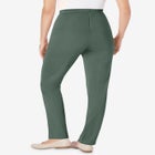 Knit Hassle-Free Pull-On Elastic-Waist Pants image number null