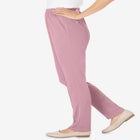 Knit Hassle-Free Pull-On Elastic-Waist Pants image number null