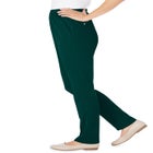 Knit Hassle-Free Pull-On Elastic-Waist Pants image number null