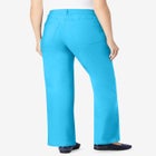 Stretch Denim Wide-Leg Five-Pocket Jeans image number null