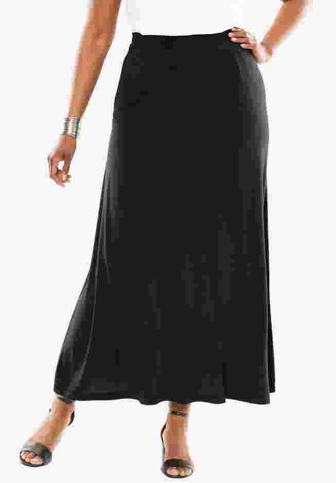 Everyday Stretch Knit Maxi Skirt image number 0