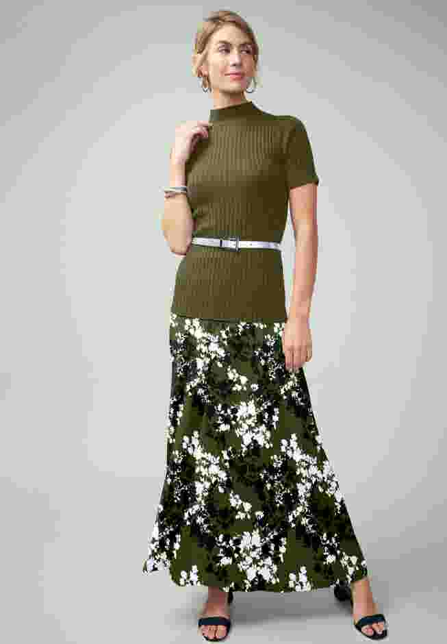 Everyday Stretch Knit Maxi Skirt image number 1