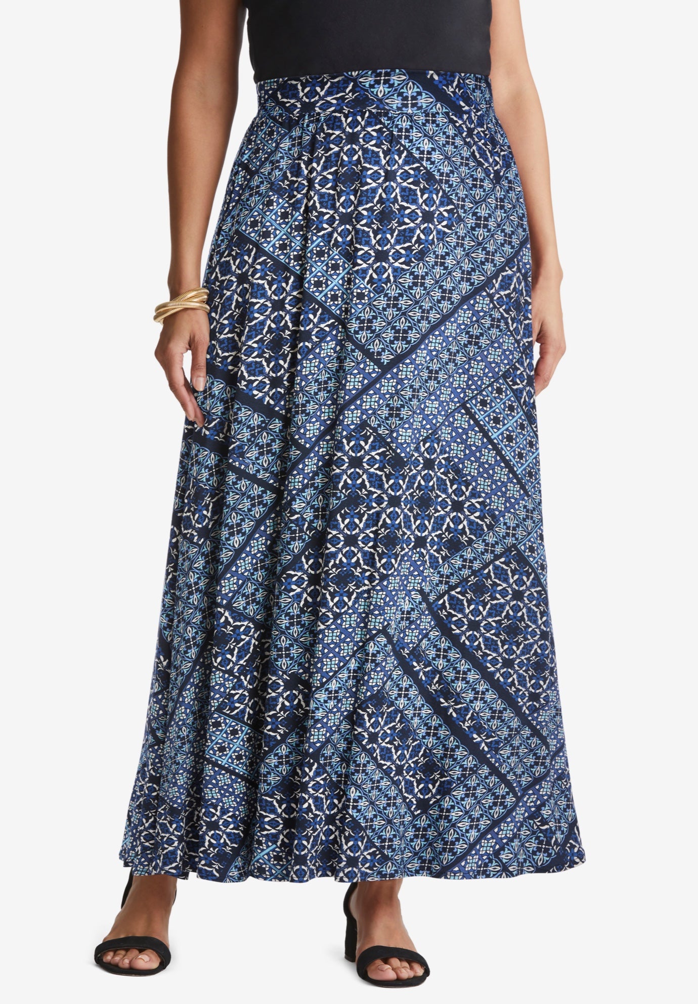 Everyday Stretch Knit Maxi Skirt image number 0