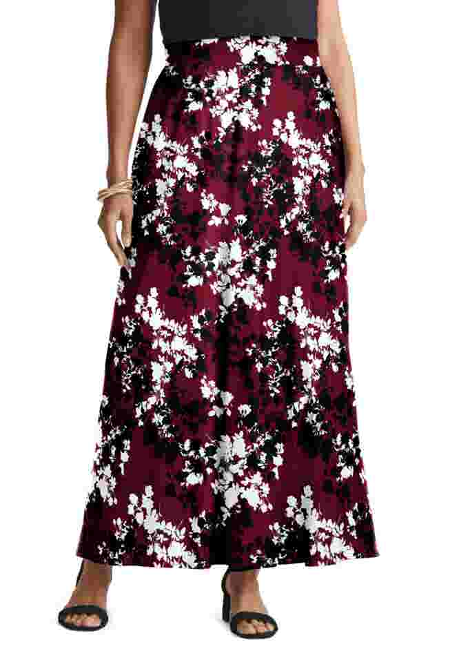 Everyday Stretch Knit Maxi Skirt image number 0
