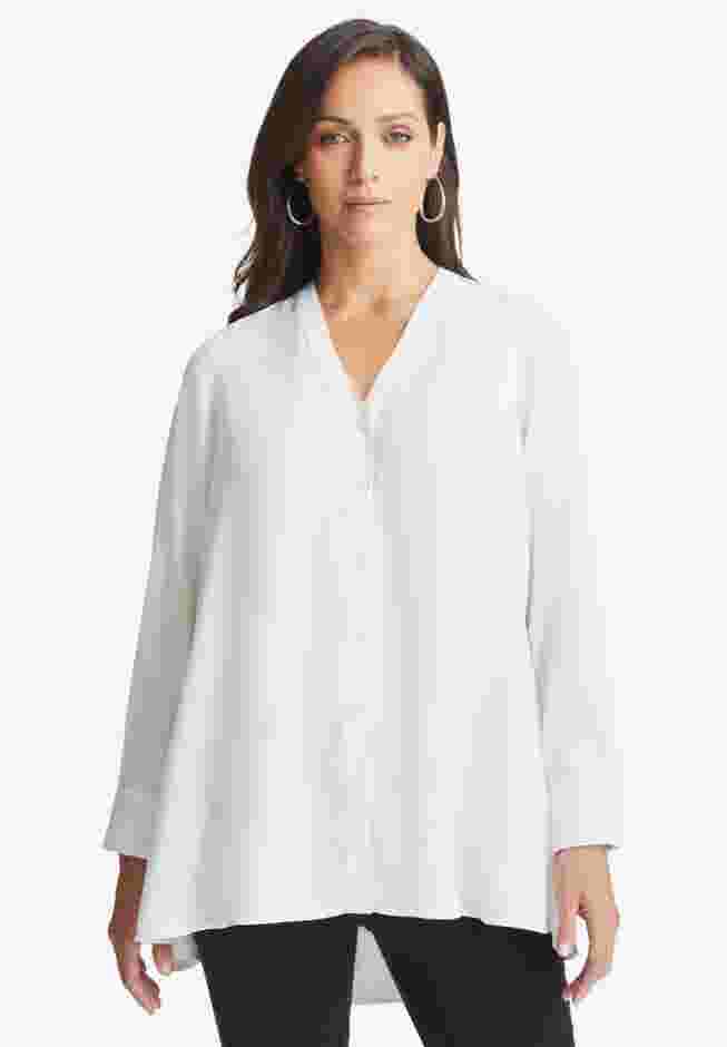 Georgette High Low Tunic image number 0