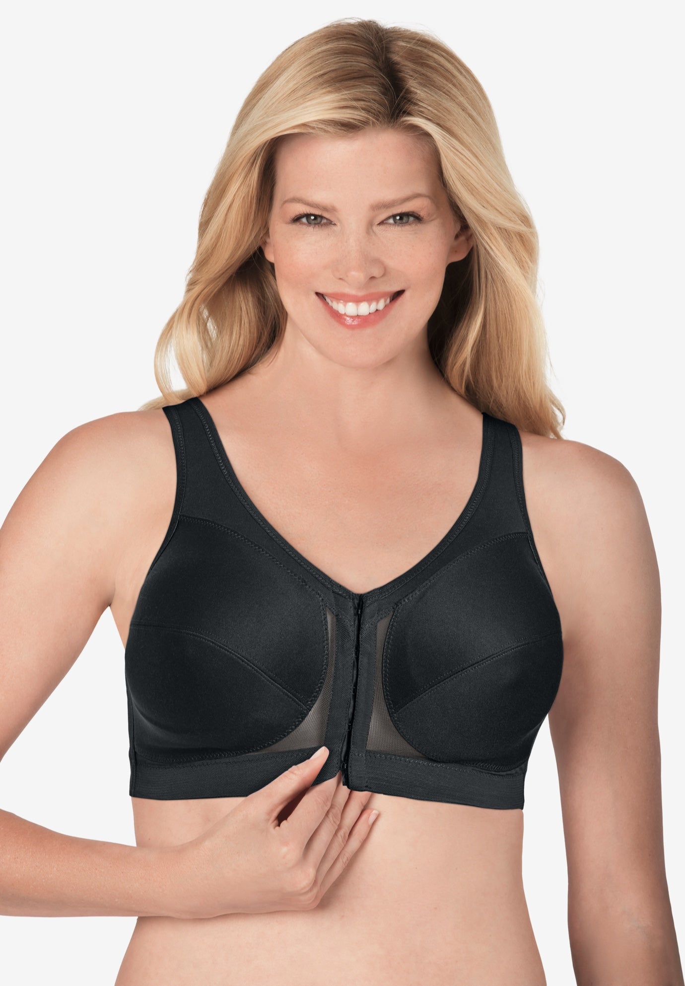 Glamorise&reg; Magic Lift&reg; Front-Close Posture Wireless Bra 1265 image number 0