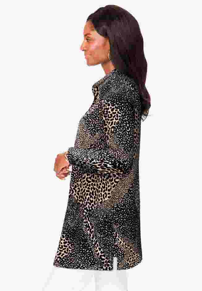 Georgette Button Front Tunic image number 2