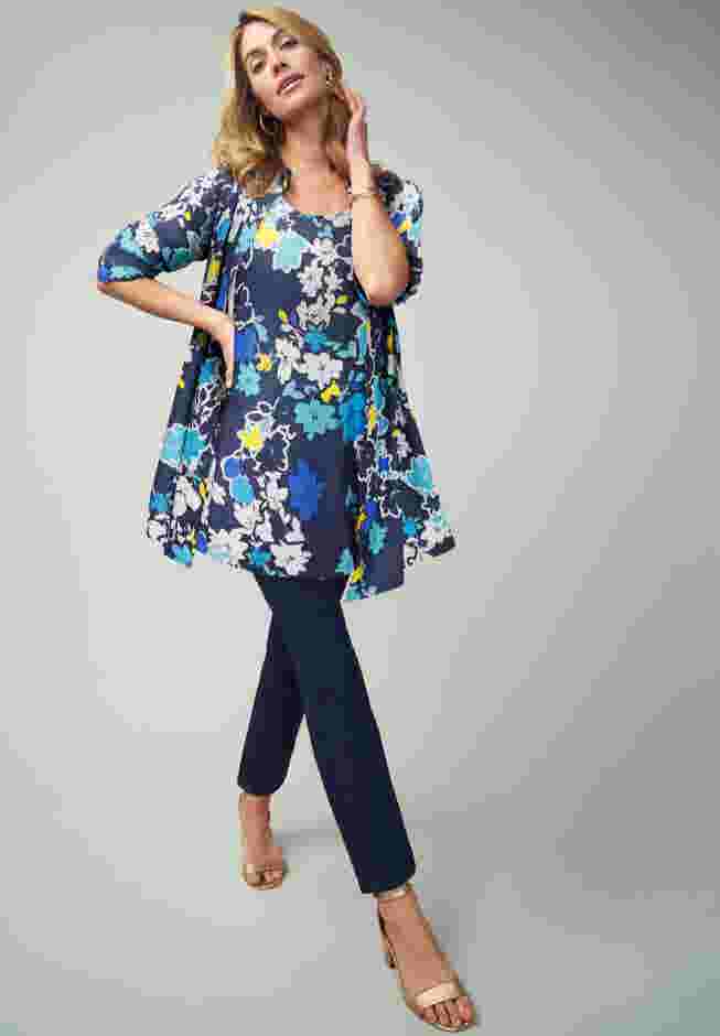 Georgette Button Front Tunic image number 3