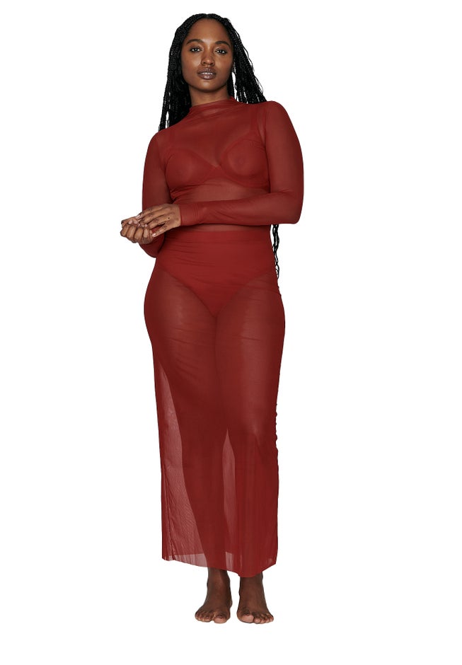 The Mockneck Dress - Mesh image number 1
