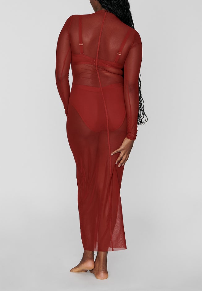 The Mockneck Dress - Mesh image number 3