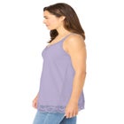 Lace-Trim V-Neck Tank image number null