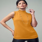 Fine Gauge Mockneck Sweater image number null