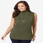 Fine Gauge Mockneck Sweater image number null