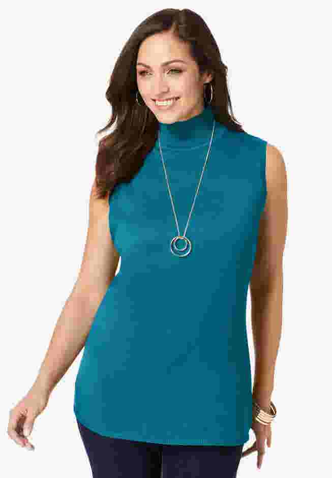 Fine Gauge Mockneck Sweater image number 0