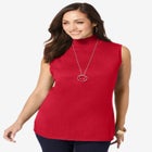 Fine Gauge Mockneck Sweater image number null