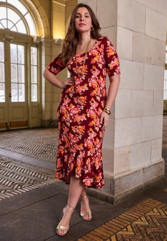 woman within dresses plus size Work lightweight coverage for effortless Discover Affordable Plus Size Midi