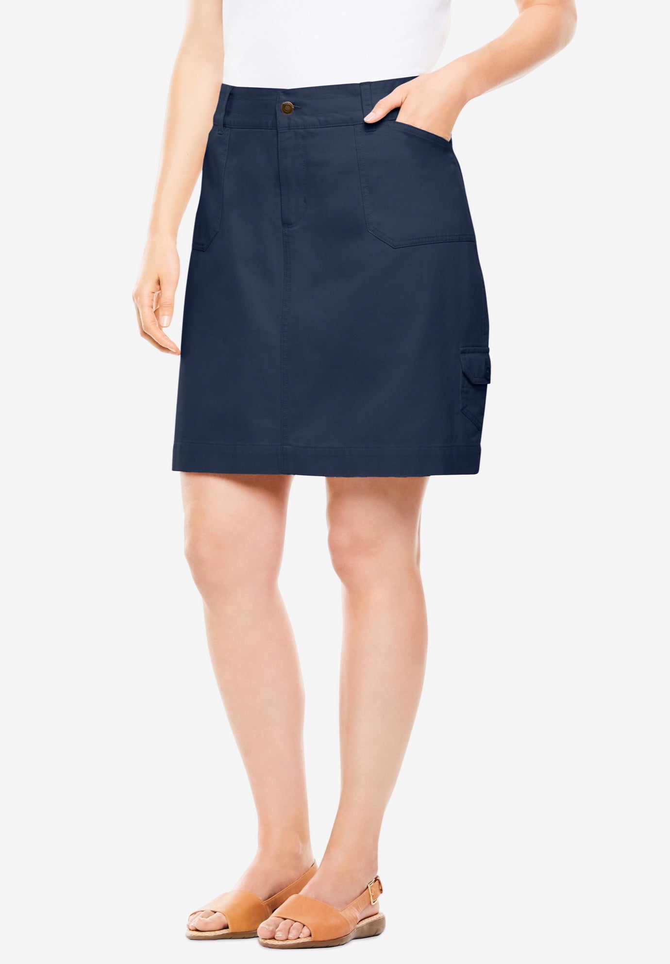 Perfect Denim Skort image number 0