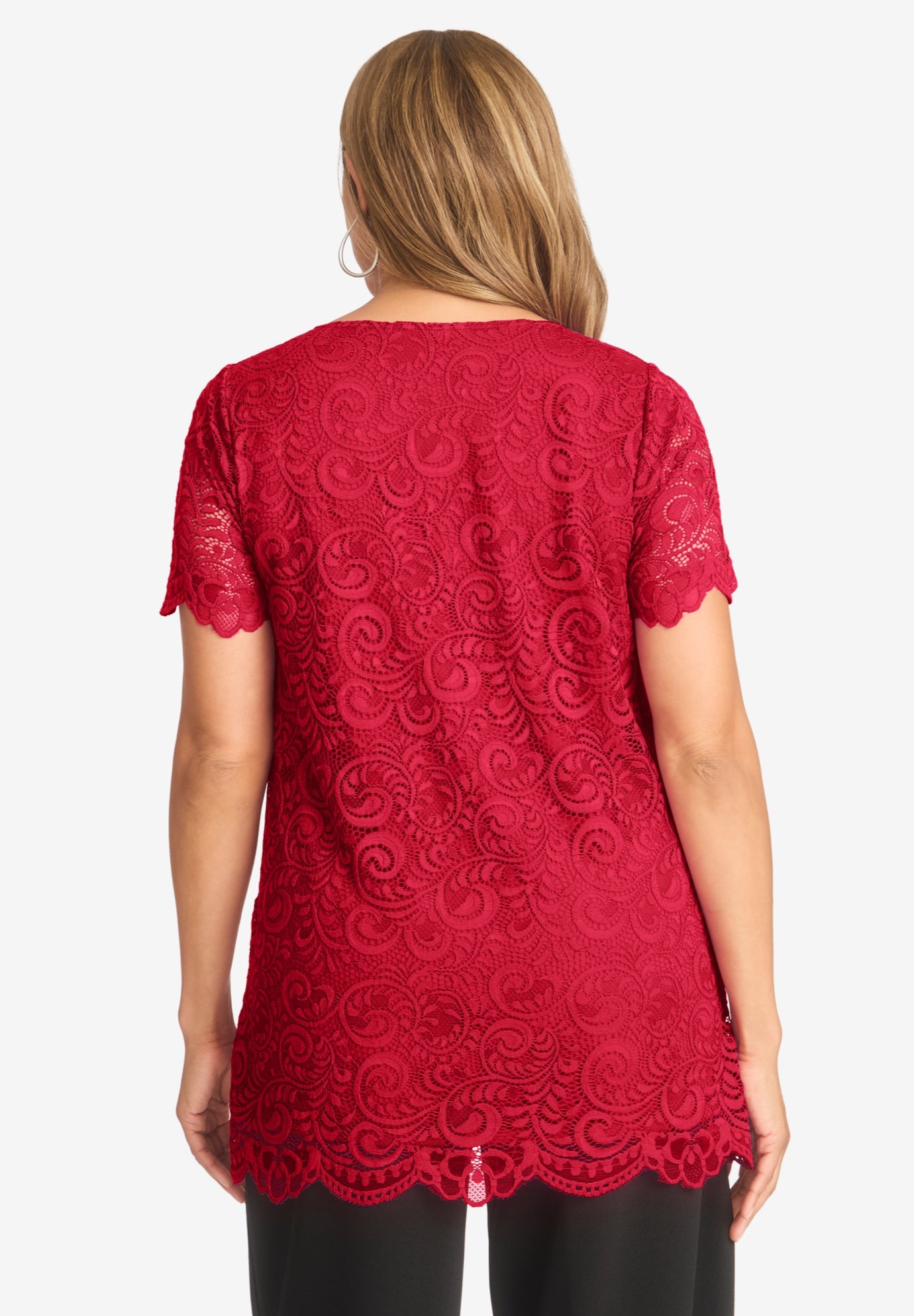 Stretch Lace Tunic image number 1