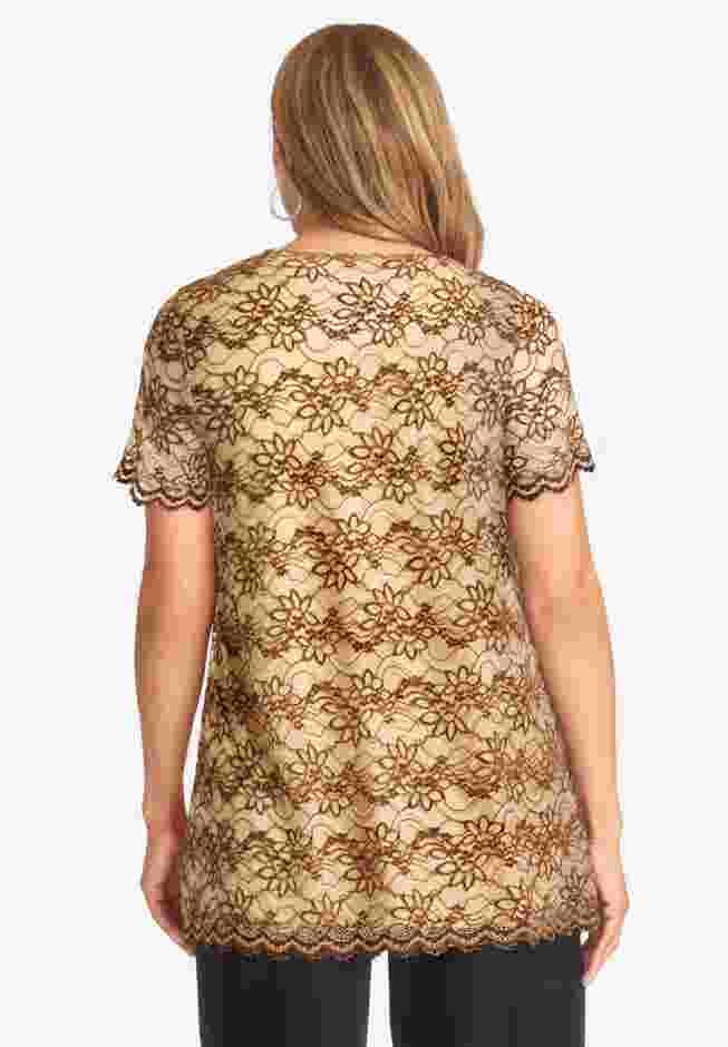 Stretch Lace Tunic image number 1