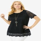 Stretch Lace Tunic image number null