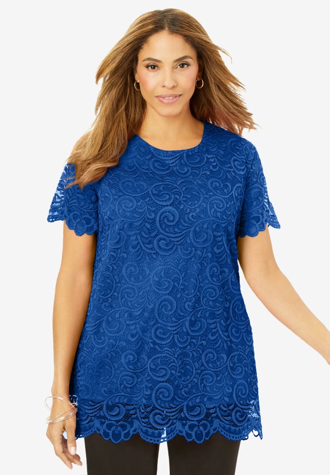 Stretch Lace Tunic image number 0