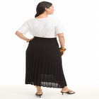 Pleated Midi Skirt image number null
