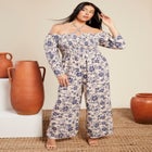 Smocked Jumpsuit image number null