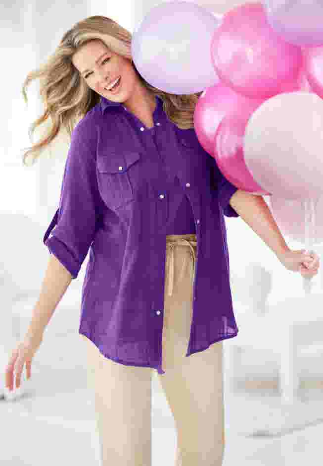 Cotton Gauze Bigshirt image number 5