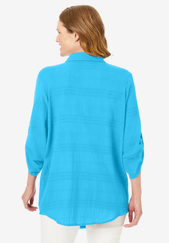 Cotton Gauze Bigshirt image number 1