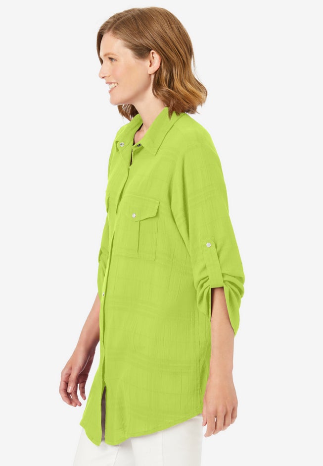 Cotton Gauze Bigshirt image number 2