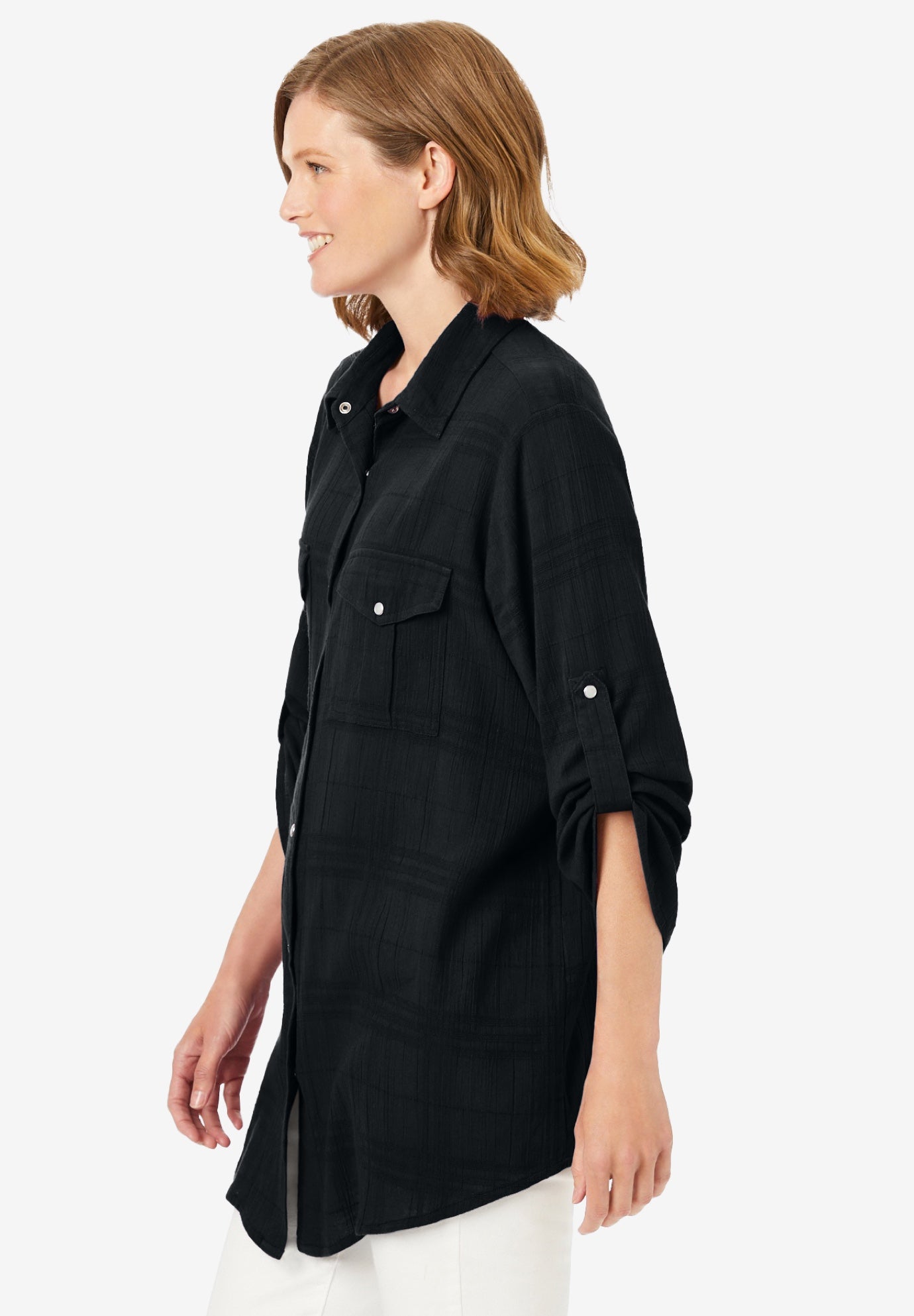 Cotton Gauze Bigshirt image number 2