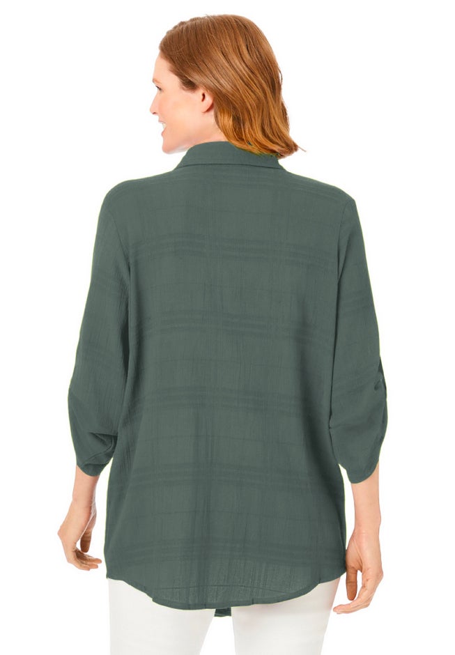 Cotton Gauze Bigshirt image number 1