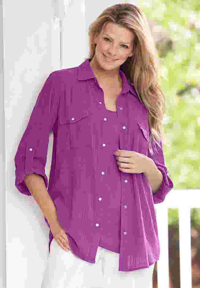 Cotton Gauze Bigshirt image number 0