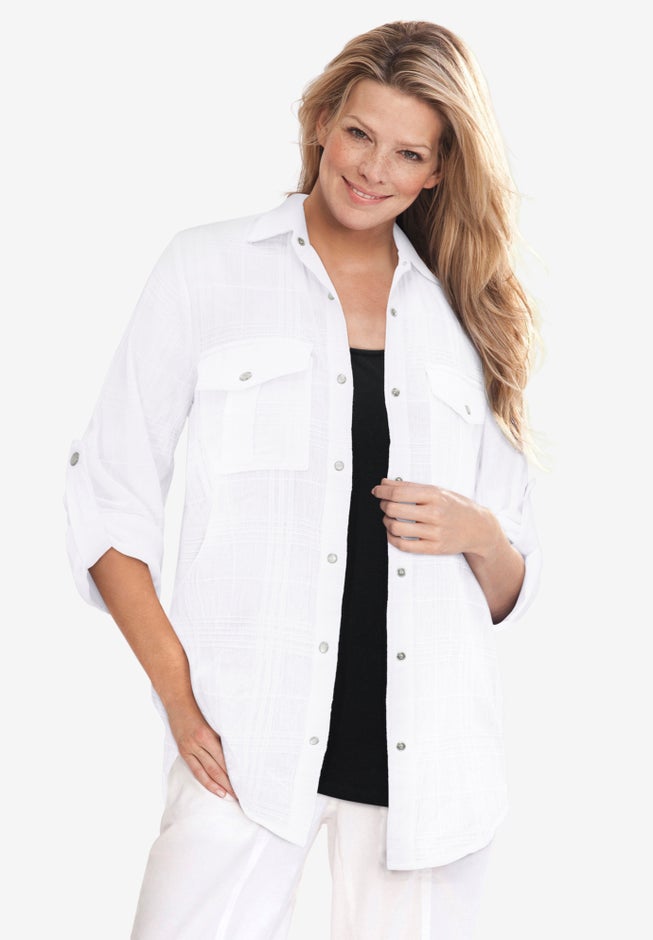 Cotton Gauze Bigshirt image number 0