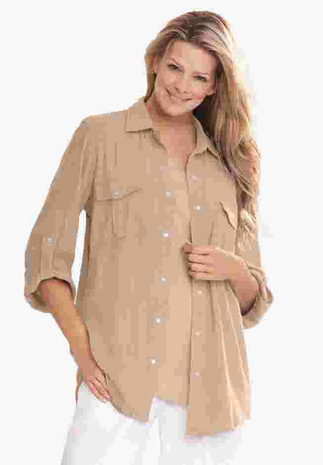 Cotton Gauze Bigshirt image number 0