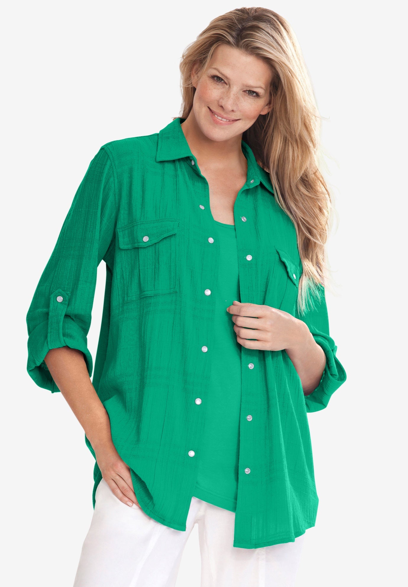 Cotton Gauze Bigshirt image number 0