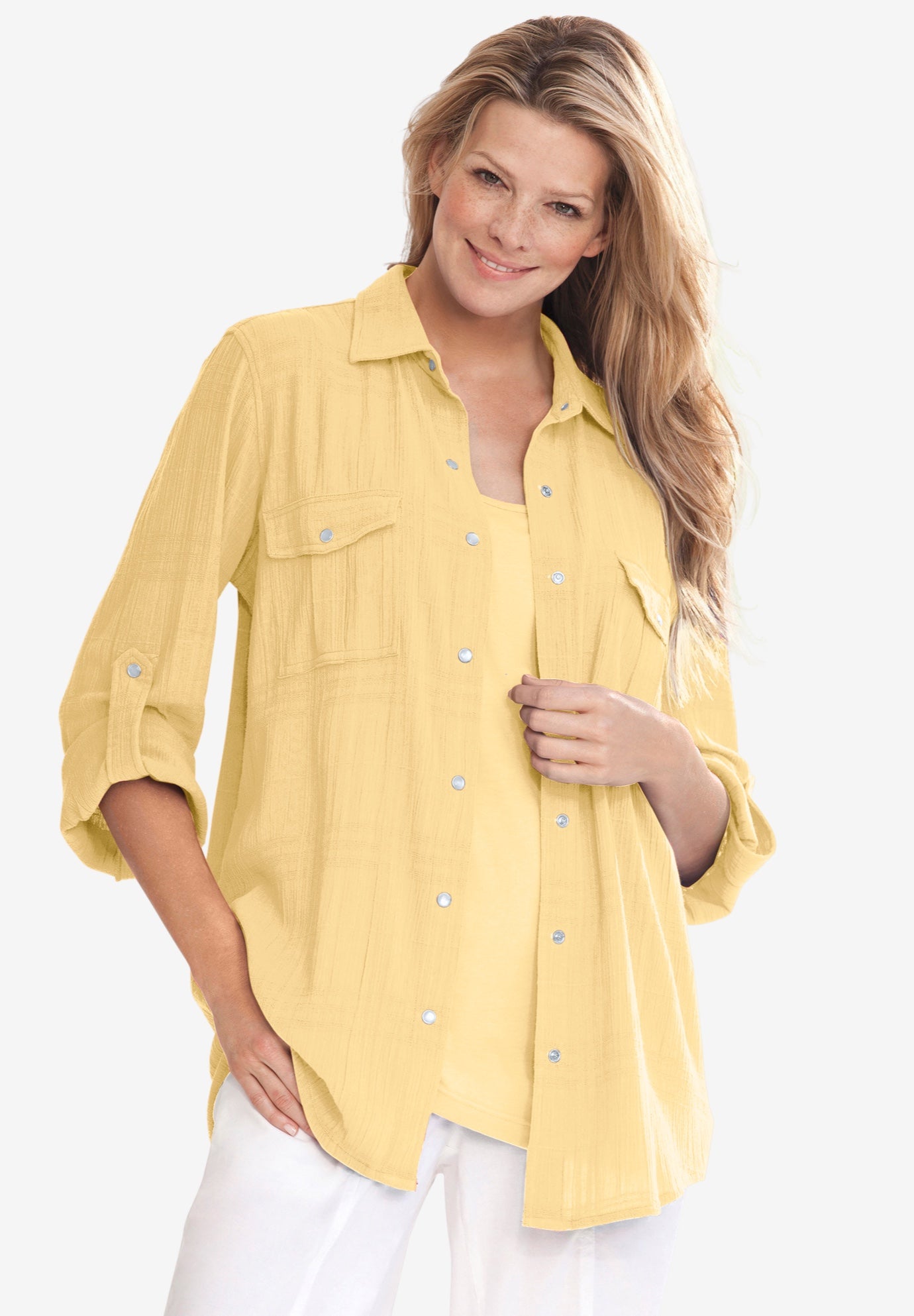 Cotton Gauze Bigshirt image number 0
