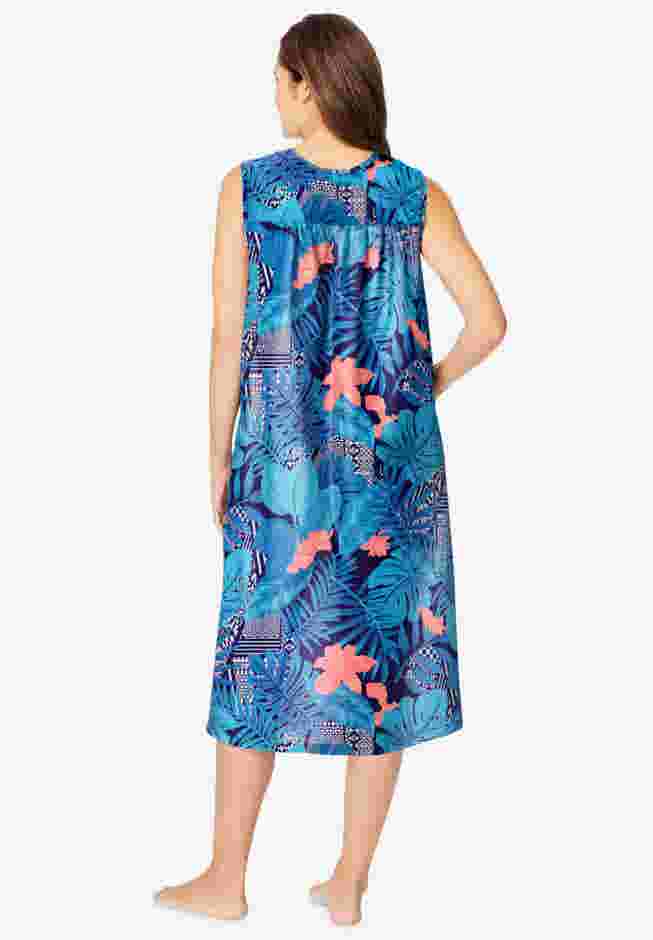 Sleeveless Print Lounger image number 1