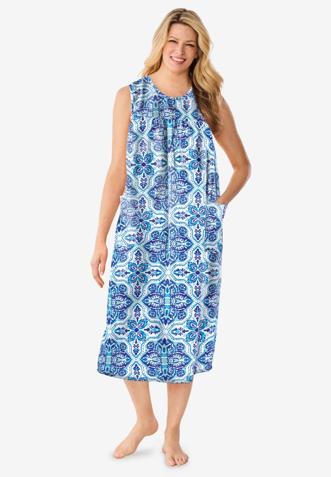 Sleeveless Print Lounger image number 0