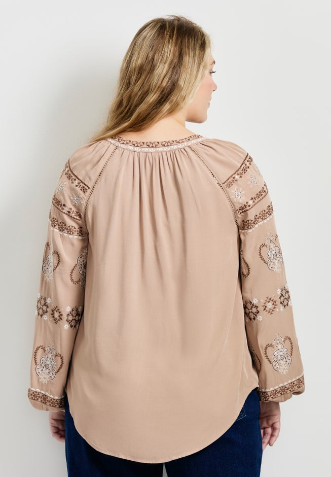 Angelina Embroidered Blouse image number 1