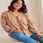 Angelina Embroidered Blouse image number null