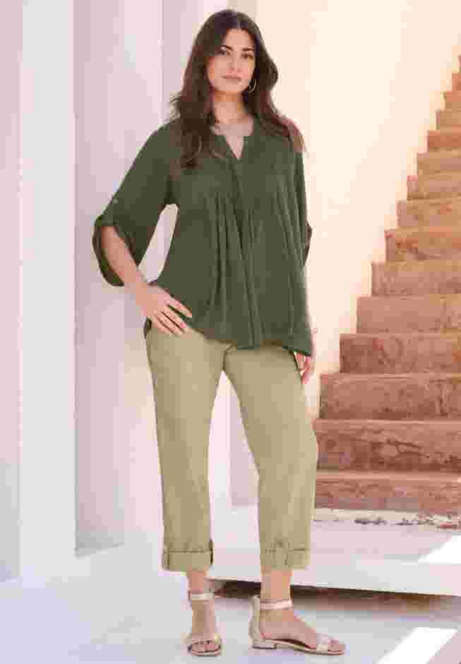 Hand Crinkled Tara Shirt image number 0