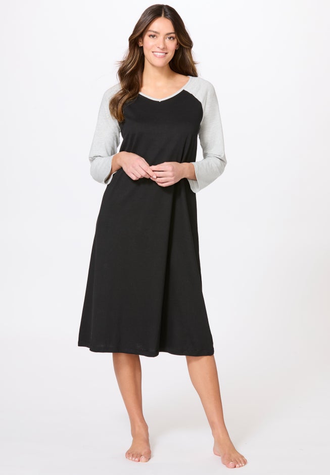 Avenue Body Baseball Sleepshirt image number 5