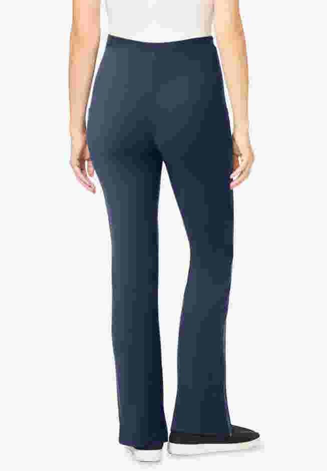 Stretch Cotton Pocket Bootcut Legging image number 1